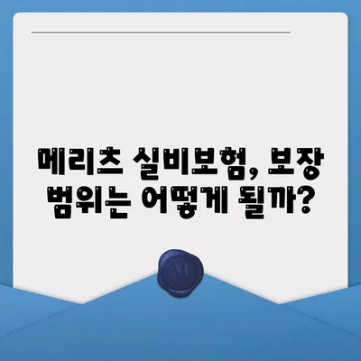 메리츠 실비보험