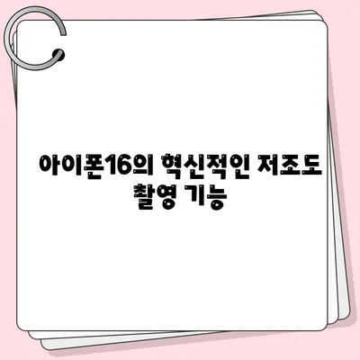 아이폰16 카메라 | 사진 촬영에 혁명을 일으킬 새로운 기능