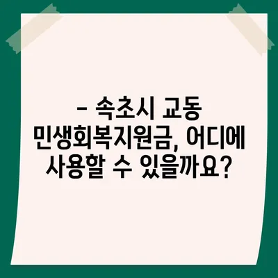 강원도 속초시 교동 민생회복지원금 | 신청 | 신청방법 | 대상 | 지급일 | 사용처 | 전국민 | 이재명 | 2024