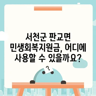 충청남도 서천군 판교면 민생회복지원금 | 신청 | 신청방법 | 대상 | 지급일 | 사용처 | 전국민 | 이재명 | 2024