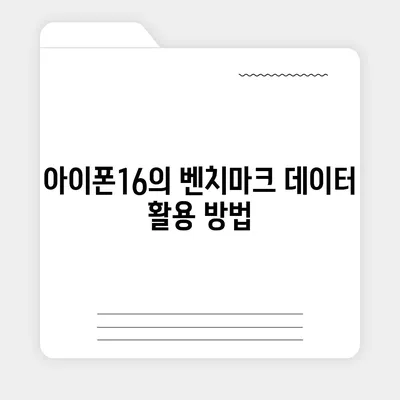 아이폰16 벤치마크 점수가 의사 결정에 어떻게 도움이 될 수 있는지