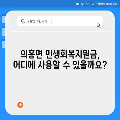 대구시 군위군 의흥면 민생회복지원금 | 신청 | 신청방법 | 대상 | 지급일 | 사용처 | 전국민 | 이재명 | 2024