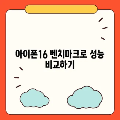 아이폰16 벤치마크 점수가 의사 결정에 어떻게 도움이 될 수 있는지