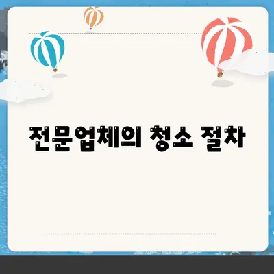 부산 이사청소 업체의 철저한 청소 서비스