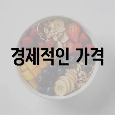 경제적인 가격