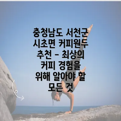 충청남도 서천군 시초면 커피원두 추천 - 최상의 커피 경험을 위해 알아야 할 모든 것