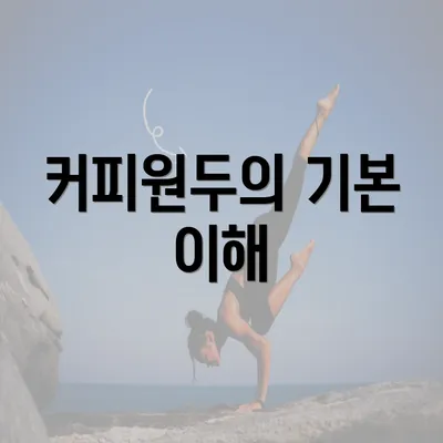 커피원두의 기본 이해