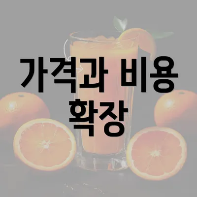 가격과 비용 확장