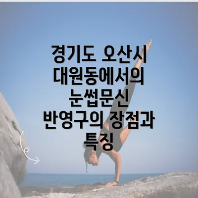 경기도 오산시 대원동에서의 눈썹문신 반영구의 장점과 특징