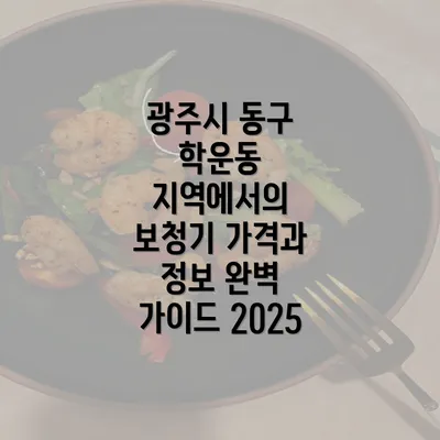 광주시 동구 학운동 지역에서의 보청기 가격과 정보 완벽 가이드 2025