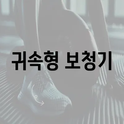 귀속형 보청기