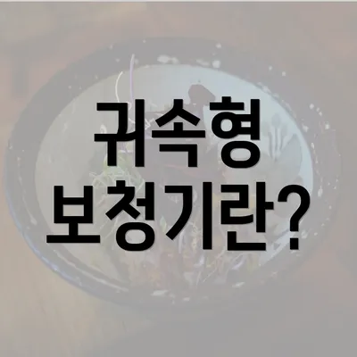 귀속형 보청기란?