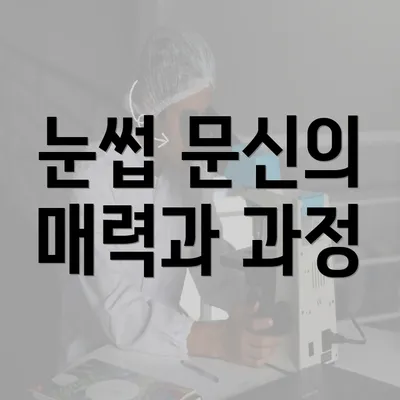 눈썹 문신의 매력과 과정