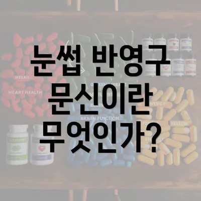 눈썹 반영구 문신이란 무엇인가?