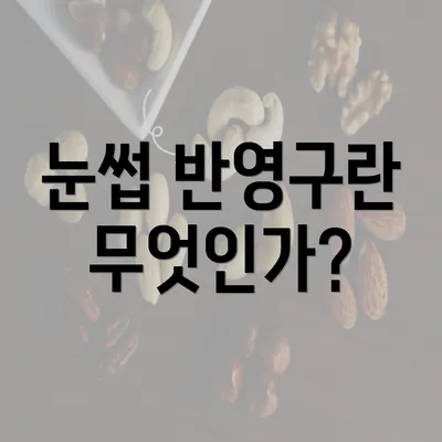 눈썹 반영구란 무엇인가?