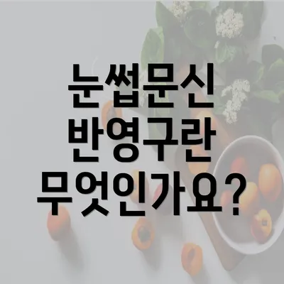 눈썹문신 반영구란 무엇인가요?