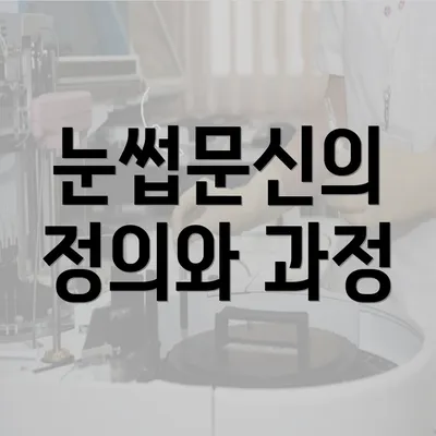 눈썹문신의 정의와 과정