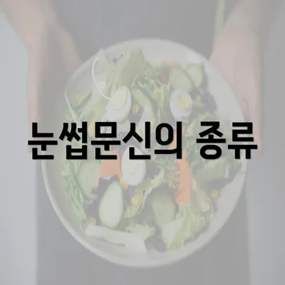 눈썹문신의 종류