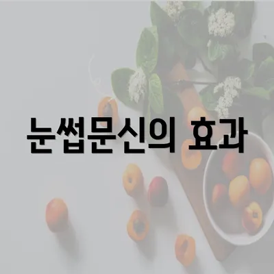 눈썹문신의 효과