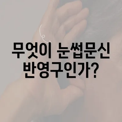 무엇이 눈썹문신 반영구인가?