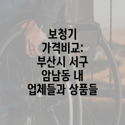 보청기 가격비교: 부산시 서구 암남동 내 업체들과 상품들