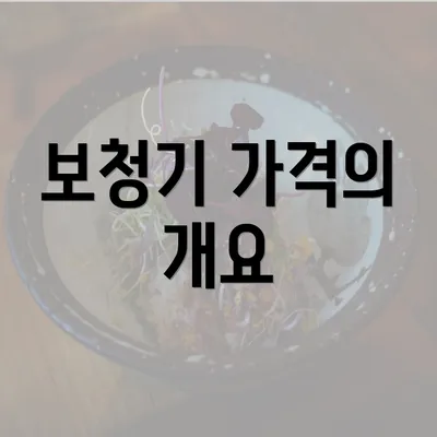 보청기 가격의 개요