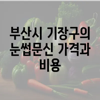 부산시 기장구의 눈썹문신 가격과 비용