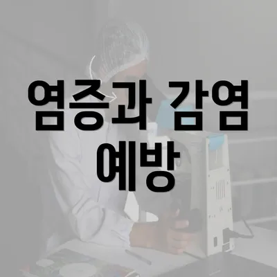 염증과 감염 예방