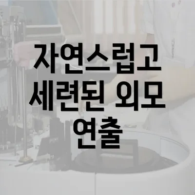 자연스럽고 세련된 외모 연출