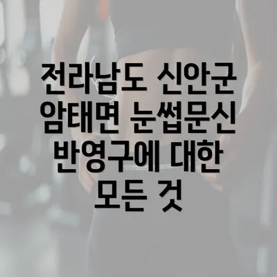 전라남도 신안군 암태면 눈썹문신 반영구에 대한 모든 것