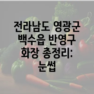 전라남도 영광군 백수읍 반영구 화장 총정리: 눈썹