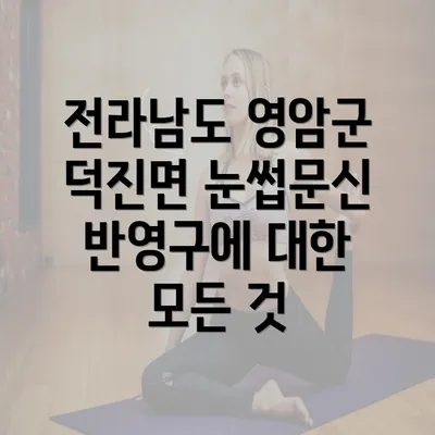 전라남도 영암군 덕진면 눈썹문신 반영구에 대한 모든 것