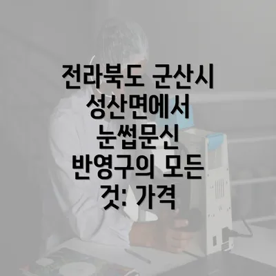 전라북도 군산시 성산면에서 눈썹문신 반영구의 모든 것: 가격