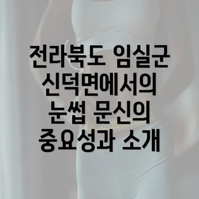 전라북도 임실군 신덕면에서의 눈썹 문신의 중요성과 소개