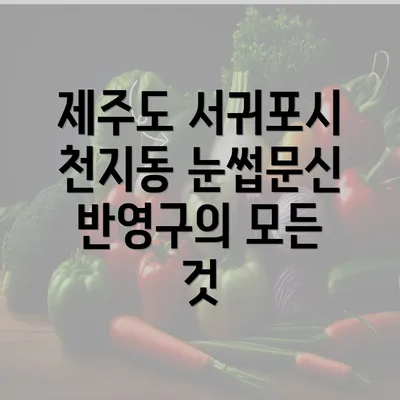 제주도 서귀포시 천지동 눈썹문신 반영구의 모든 것