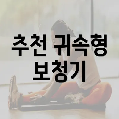 추천 귀속형 보청기