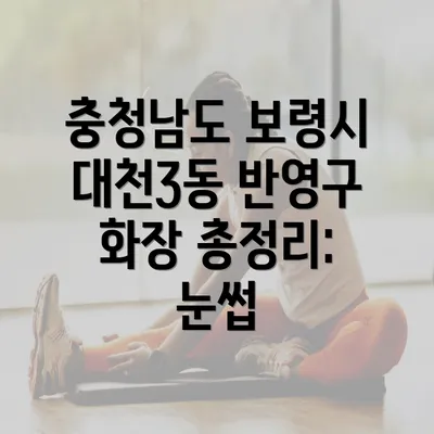 충청남도 보령시 대천3동 반영구 화장 총정리: 눈썹