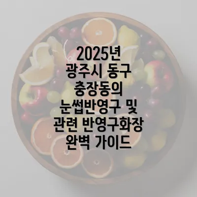 2025년 광주시 동구 충장동의 눈썹반영구 및 관련 반영구화장 완벽 가이드