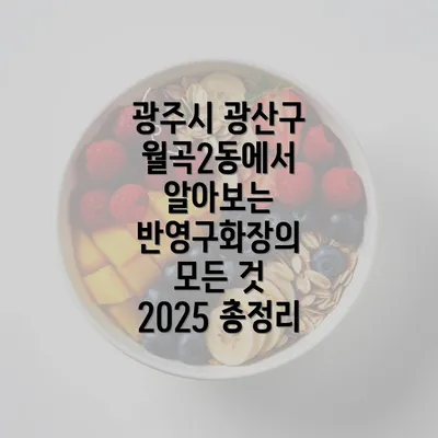 광주시 광산구 월곡2동에서 알아보는 반영구화장의 모든 것 2025 총정리