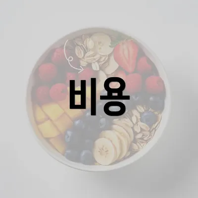 비용