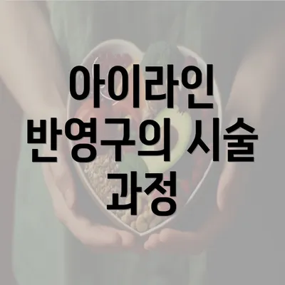 아이라인 반영구의 시술 과정