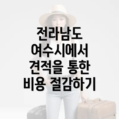 전라남도 여수시에서 견적을 통한 비용 절감하기