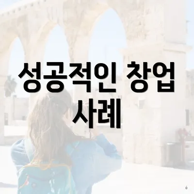 성공적인 창업 사례