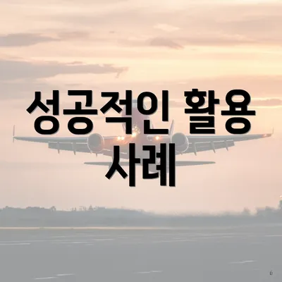 성공적인 활용 사례