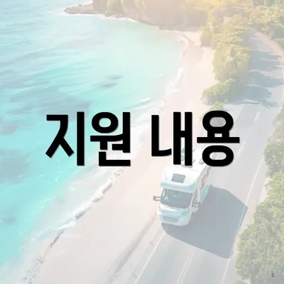 지원 내용