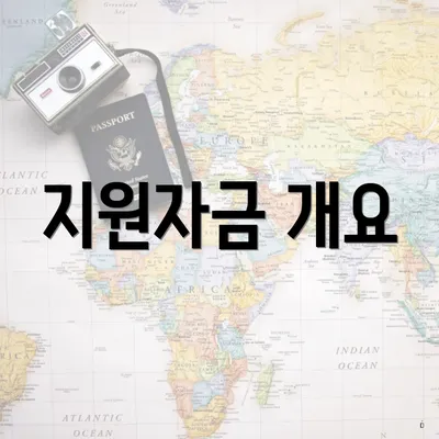 지원자금 개요
