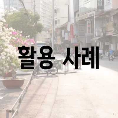 활용 사례
