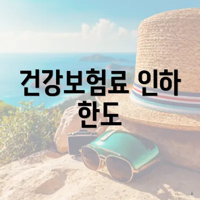 건강보험료 인하 한도