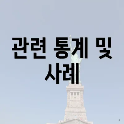 관련 통계 및 사례