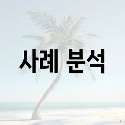 사례 분석